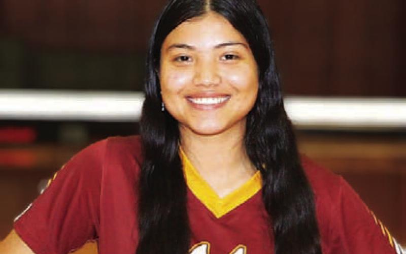 Name: Elizabeth Carbajal Class: Senior Sport: Volleyball and Basketball Favorite Movie: The Batman Favorite Midnight Snack: Limon Lays Favorite Social Media: Instagram Main Goal This Season: To go far in the season