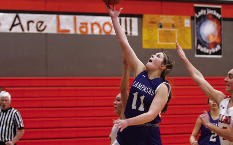 Mia Mulcahy was the Lady Badgers’ second-leading scorer in their win. HUNTER KING | DISPATCH RECORD