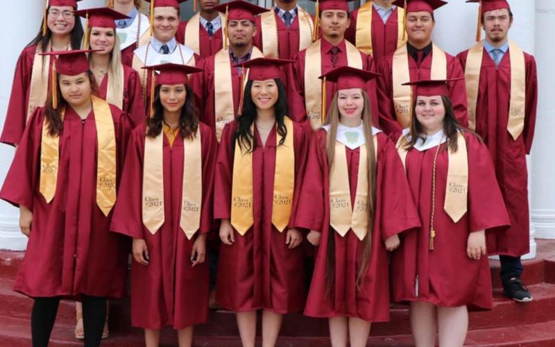 Diplomas will be presented to the Lometa High School Class of 2021 at Commencement Exercises May 21. A reception for graduates will follow in the school cafetorium. COURTESY PHOTO