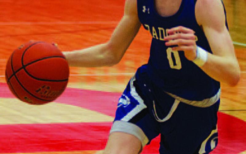 Peyton Sisson was the Badgers’ leading scorer in the playoff game with 13 points. HUNTER KING | DISPATCH RECORD