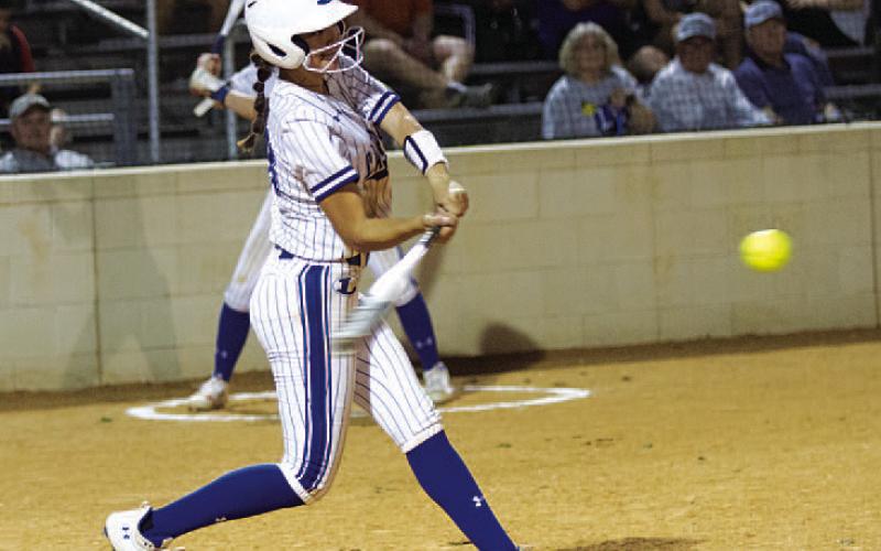 Madison Magilke has been on fire over the last week with three home runs. HUNTER KING | DISPATCH RECORD