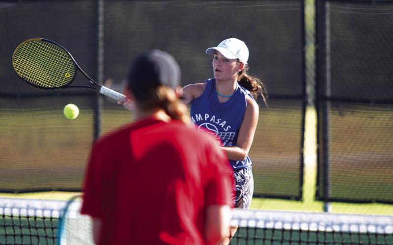 HUNTER KING | DISPATCH RECORD Caroline White will be one of the players looking to take a big step forward in 2023-2024.