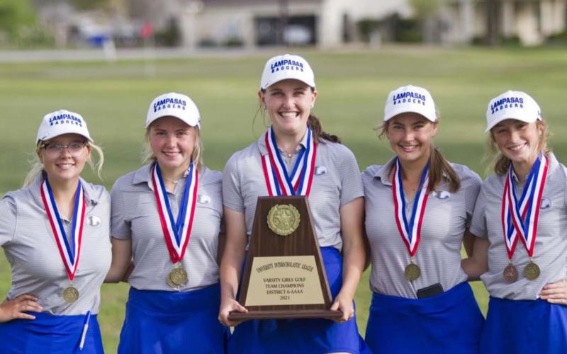 Lady Badger golfers