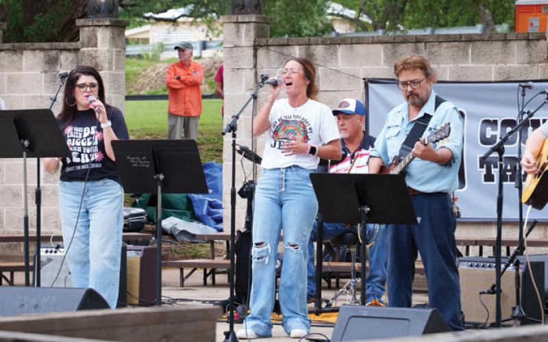 Filling the park with gospel, worship music adam