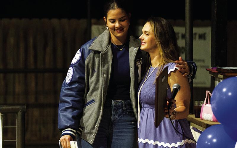 HUNTER KING | DISPATCH RECORD Ysa Swain was the Lady Badgers’ best offensive player in 2025.