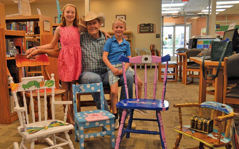 Library’s Painted Chair auction set for April 27