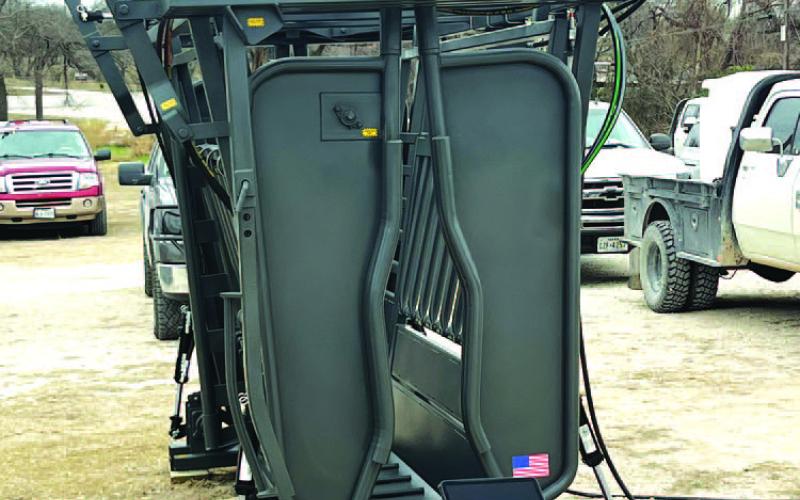HUNTER KING | COURTESY PHOTO Tate Langford garnered grand champion honors at the Lampasas County Ag Mechaics Show in January with this hydraulic cattle chute.