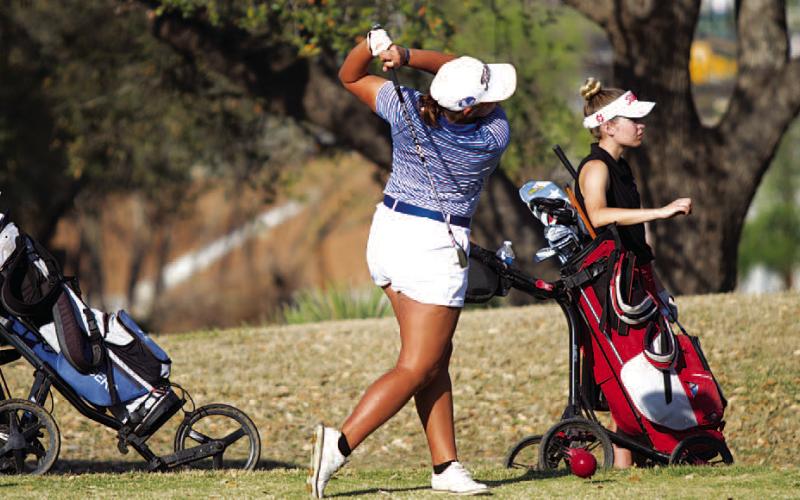 Arianna Gonzalez was the district champion after her performance at Legends Golf Course on Monday and Tuesday. HUNTER KING | DISPATCH RECORD