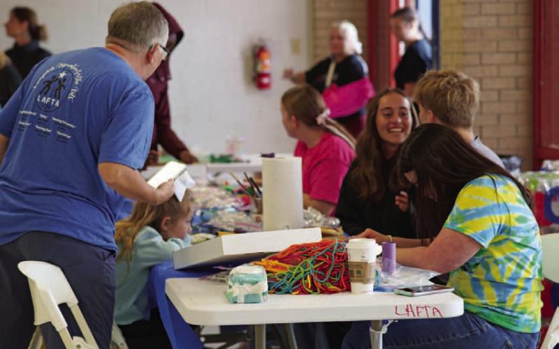 ADAM BARRIOS | DISPATCH RECORD Kids, teens and adults alike engaged with crafts and explored various artistic mediums at the Arts in the Park for Kids festival.
