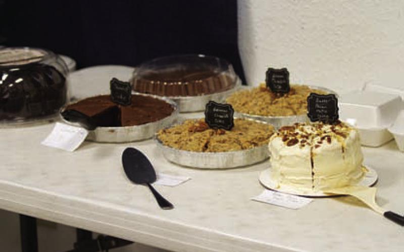 Desserts like these were on sale during Saturday’s event at the 315 Pecan St. station. HUNTER KING | DISPATCH RECORD