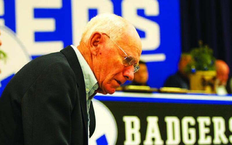 Former Lampasas Badger head coach Ken Wiginton was inducted into the Lampasas Athletics Hall of Fame in December 2021. FILE PHOTO