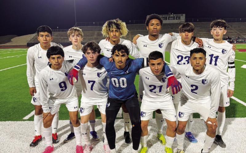 COURTESY PHOTO | SAMUEL BURNSIDE This was the starting 11 for the Badgers in their district opener against Brownwood.