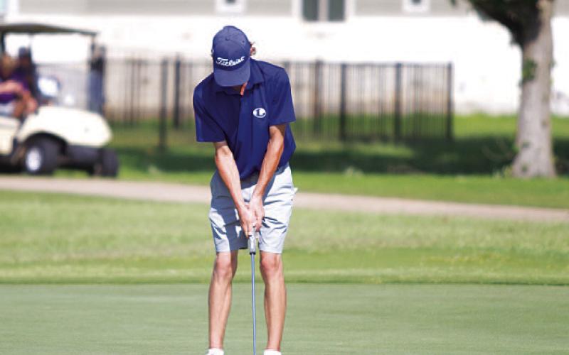 HUNTER KING | DISPATCH RECORD Coulson Plouff shot 78-82-160 at the state tournament this week.