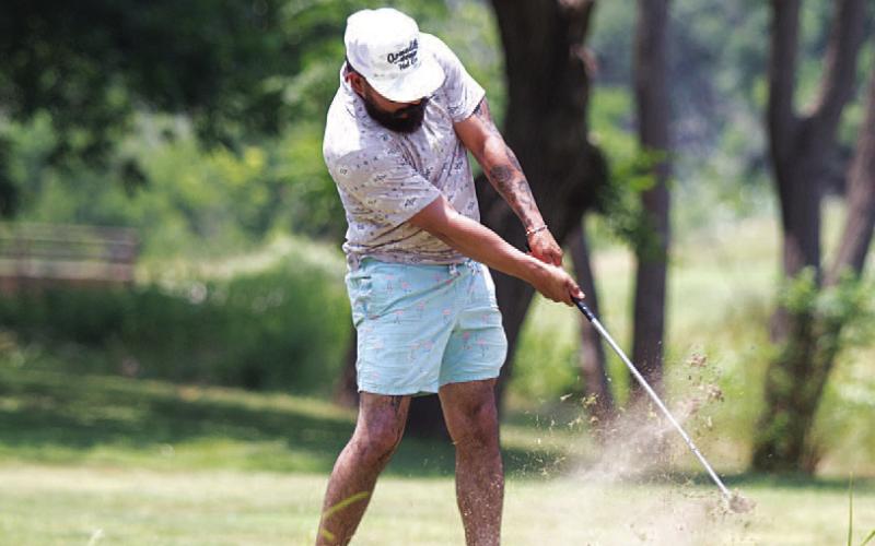 JJ Perez played in the KM Scramble at Hancock Park Golf Course last year. FILE PHOTO