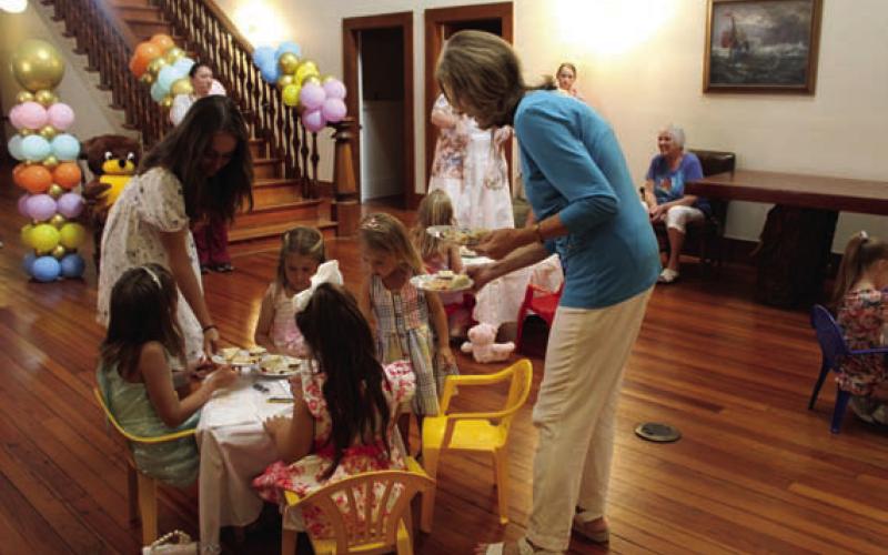 Treats were a big hit among youngsters at the annual Teddy Bear Tea Party event. CHLOE COWDREY| DISPATCH RECORD