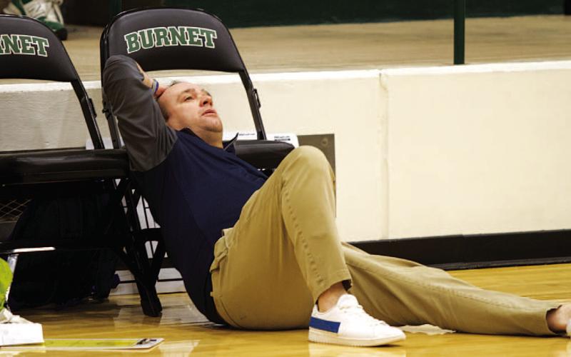 HUNTER KING | DISPATCH RECORD Head coach Aaron Nuckles soaks in the moment after the victory.