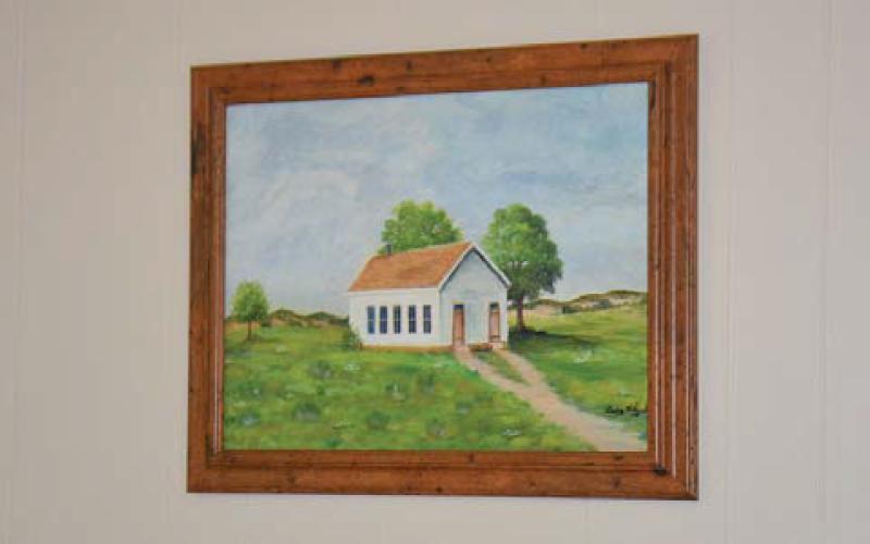 This painting depicts what is believed to be the original First Baptist Church of Kempner that was built in 1906. erick mitchell | dispa tch record