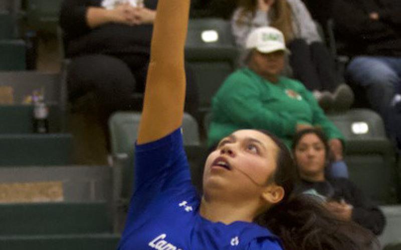 Johnnie Lewis was a spark plug off the bench for the Lady Badgers with 11 points against rival Burnet. HUNTER KING | DISPATCH RECORD