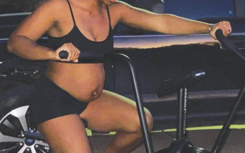 Naimah Barraza of San Antonio is the mother of two, as well as a CrossFit athlete and coach who trains during her pregnancy. COURTESY PHOTO