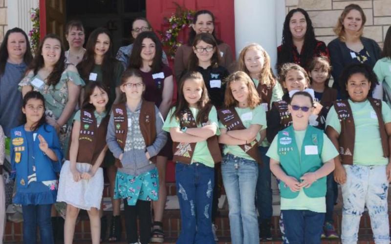 Girl Scouts honored at Presbyterian church