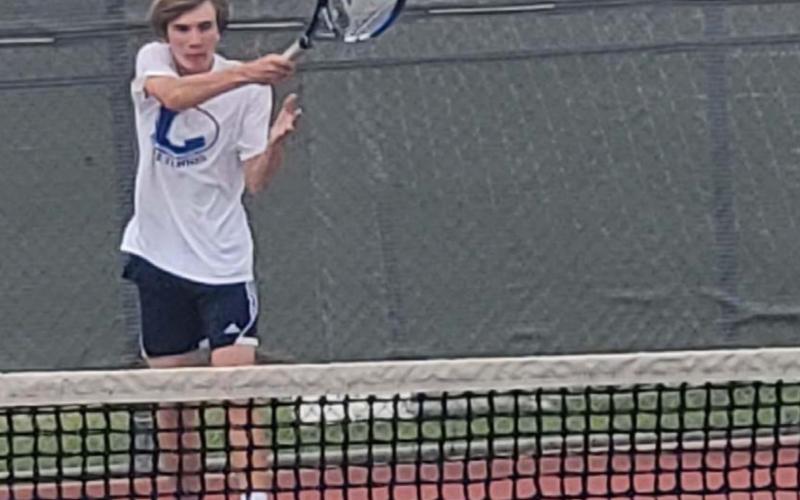 Luke Rogers had a 60% winning percentage in singles at Killeen. ERIC WHITE | COURTESY PHOTO