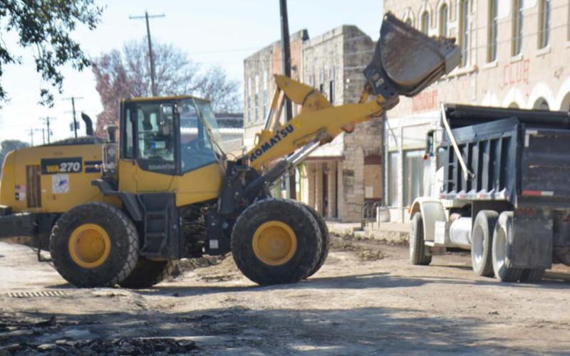 Reconstruction work begins on East Third Street