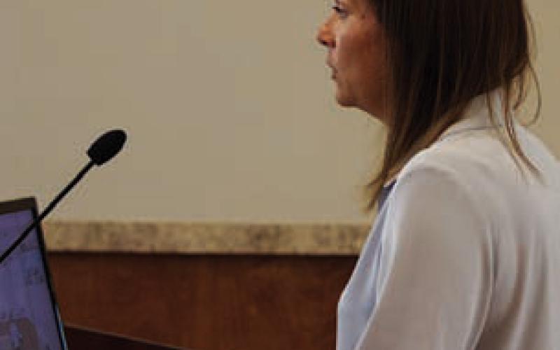 City Manager Erin Corbell began her tenure with Lampasas in November. She submitted a letter of resignation to the City Council on Tuesday during closed session. HUNTER KING | DISPATCH RECORD