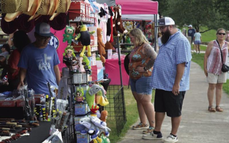 Vendors delight at W.M. Brook