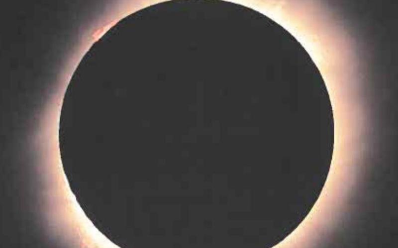 A total solar eclipse of the sun is shown. The United States has not experienced one since 2017. The next one is expected in April 2024. COURTESY PHOTO