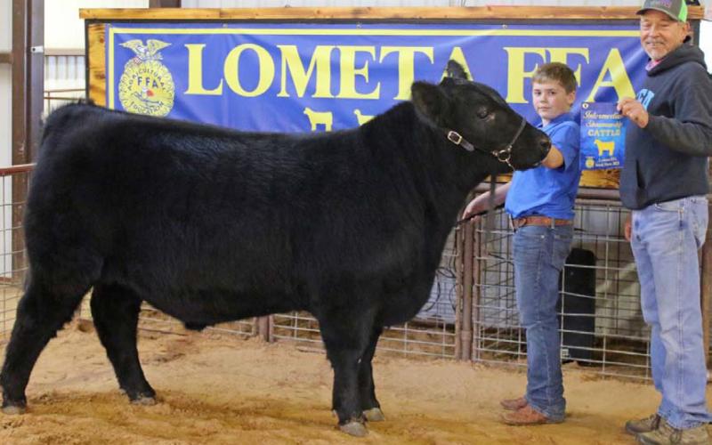 Jace Stewardson was selected as the intermediate showmanship winner for cattle. MASON HINES | DISPATCH RECORD