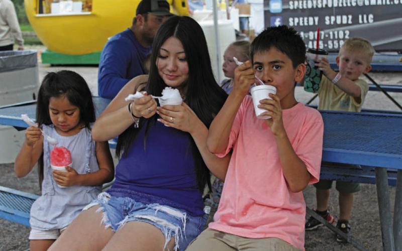 Concessions are available along the banks of Sulphur Creek is W.M. Brook Park, and tasty treats can be found at the carnival as well. FILE PHOTO
