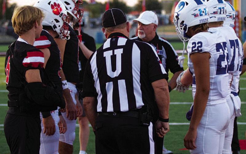 Lampasas has taken the ball every time they have won the coin toss so far this season. HUNTER KING | DISPATCH RECORD