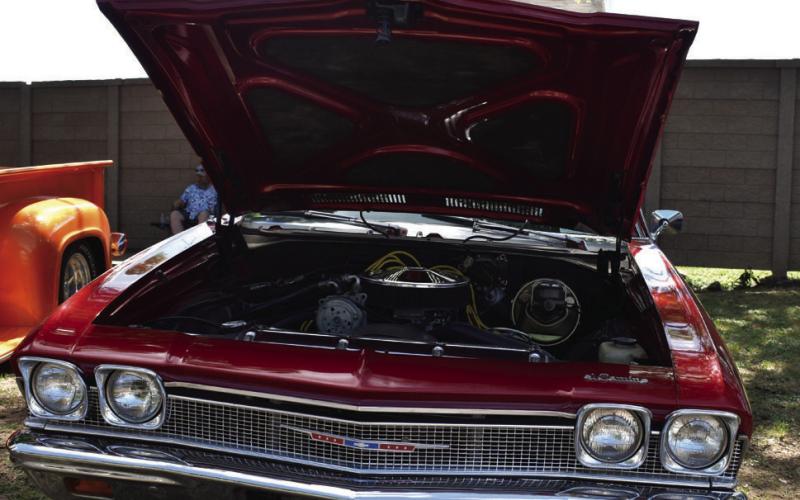 JOSEPH NEUENSCHWANDER | DISPATCH RECORD Cars like this classic Chevrolet El Camino were on display at Saturday’s Sulphur Creek Car Cruise in W.M. Brook Park.