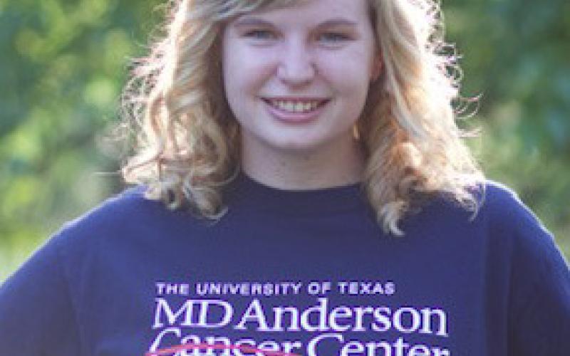 Nora Lawson has begun her studies at The University of Texas MD Anderson Cancer Center, where she is pursuing a degree in diagnostic genetics and genomics.  Courtesy photo
