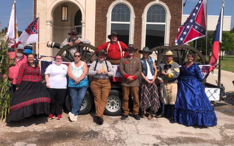 Saltworks Camp members and spouses participated in the Holland Corn Festival’s parade June 6, where their float garnered third-place recognition. The group plans to participate in the Aqua Boom festival in Kingsland before coming to Lampasas for the Spring Ho Festival. courtesy photo
