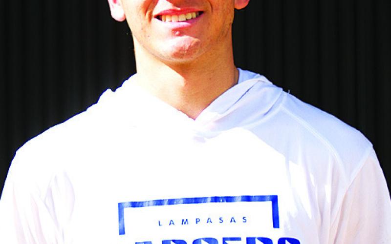 Name: Kade Landry Class: Junior Sport: Baseball Favorite Teacher or Coach: Mrs. Hail Favorite Place in Lampasas: Storm’s One Person You Look Up To: My dad Main Goal This Season: Win district