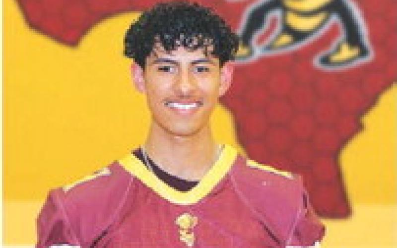 Name: Carlos Medina Class: Senior Sport: Football Favorite Movie: Marvel Movies Favorite Midnight Snack: Watermelon Favorite Social Media: Snapchat Main Goal This Season: To be a good player