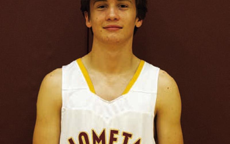 Name: Johnny Miller Class: Junior Sport: Basketball and Football Favorite Movie: Scream 6 Favorite Midnight Snack: Twix Favorite Social Media: Snapchat Main Goal This Season: Be Mr. Assist