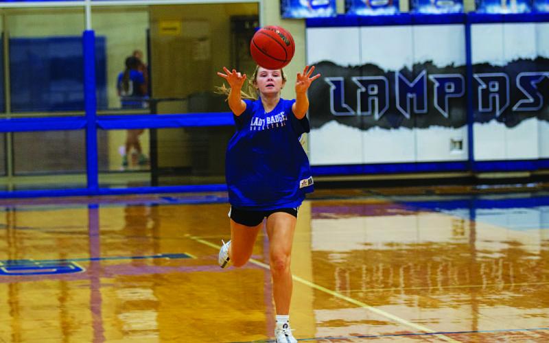 HUNTER KING | DISPATCH RECORD Addison Borchardt has entered her fourth and final season of varsity basketball.
