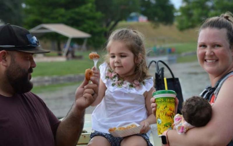 Brook Park and courthouse square busy during festival