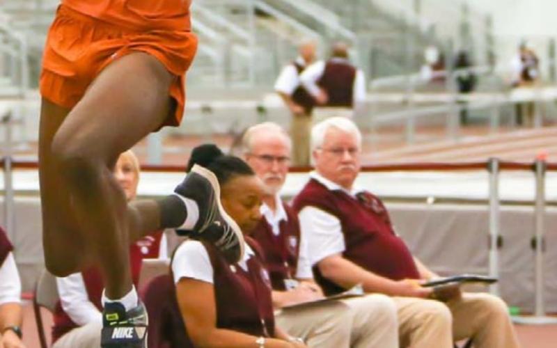 Steffin McCarter, a 2015 Lampasas graduate, is shown during his career with the Texas Longhorns. UNIVERSITY OF TEXAS ATHLETICS | COURTESY PHOTO