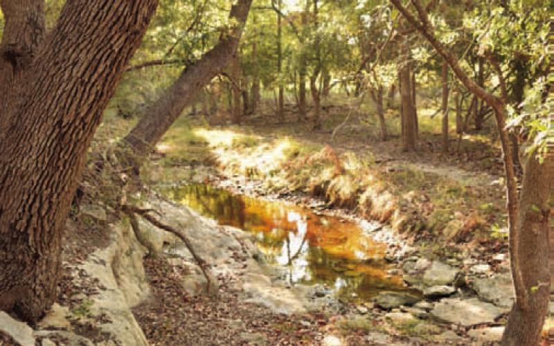 The new hike and bike trail that winds through wooded areas at the 580 Sports Complex is featured among the parks stories in the Guide to Lampasas. ALEXANDRIA RANDOLPH | DISPATCH DISPATCH