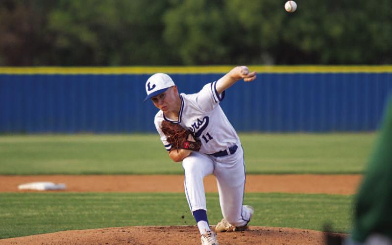 FILE PHOTO Jonas Andersen has been the ace of the Badgers’ pitching staff each of the past two seasons, and he will do that once again as a senior.