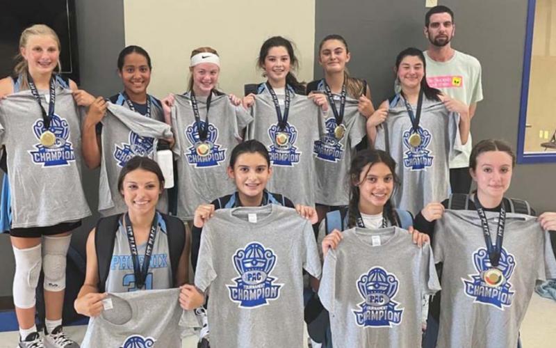Eighth-grade girls’ traveling team wins Leander tournament