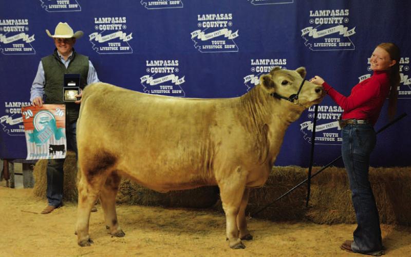 Selie Hodge also had the grand champion beef heifer. HUNTER KING | DISPATCH RECORD