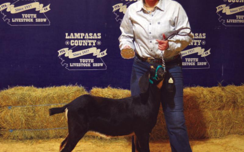 Jacie Resa was named Senior Showmanship winner in dairy goats. She also took home the Klose Award. ERICK MITCHELL | DISPATCH RECORD