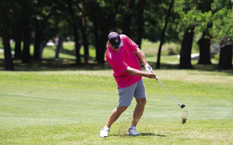 Scott Haverly competes in the tournament every year at Hancock Park Golf Course. HUNTER KING | DISPATCH RECORD