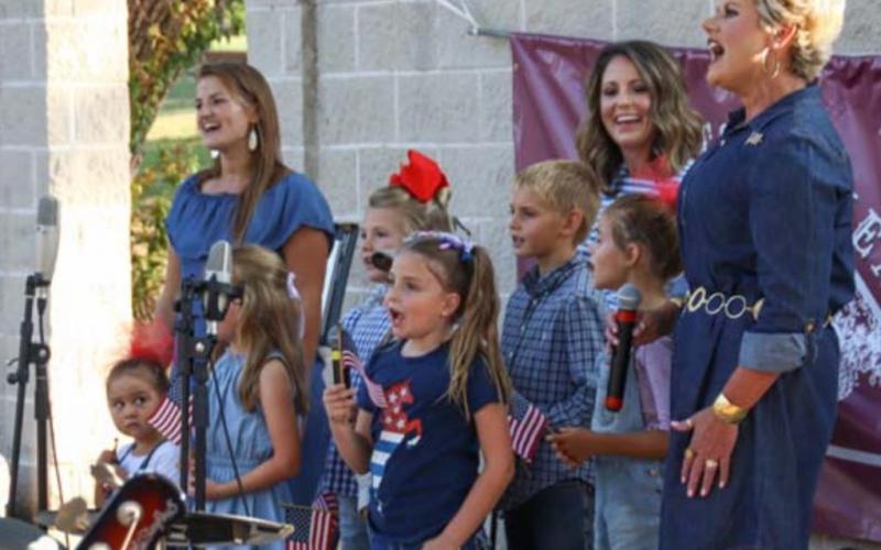 Crowd gathers for Spring Ho Gospel Night