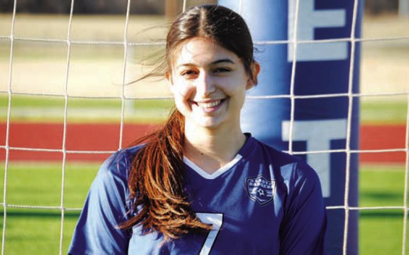 Name: Liliana Miller Class: Junior Sport: Soccer and Cheer Role Model: Becca Nobles Favorite Thing to Eat: Pasta One Place to Travel: London Favorite Music Genre: Pop