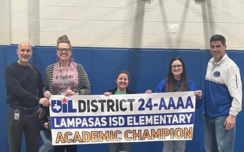 Banner celebrates district win